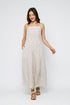 Marilyn-Eyelet Trim Sun Dress